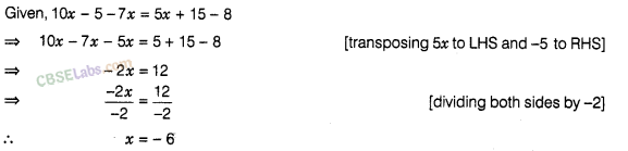 NCERT Exemplar Class 8 Maths Chapter 4 Linear Equations in One Variable-36