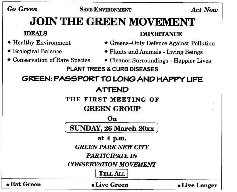 NCERT Solutions For Class 11 English Hornbill The Ailing Planet the Green Movement's Role Q2