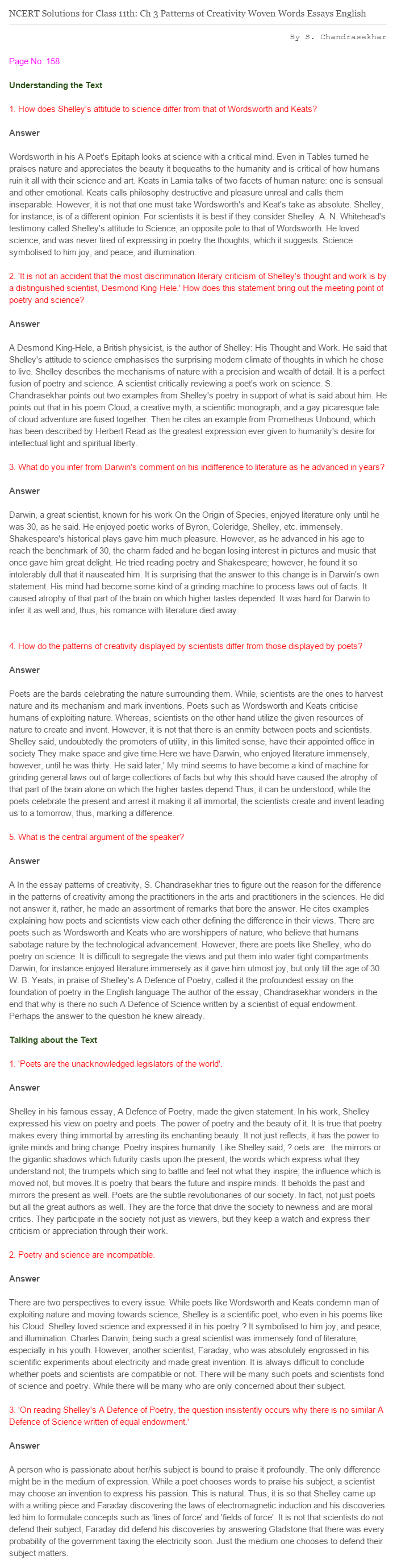 NCERT-Solutions-For-Class-11-English-Woven-Words-Patterns-of-Creativity