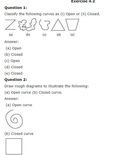 NCERT Solutions For Class 6 Maths Basic Geometrical Ideas Exercise 4.2 Q1