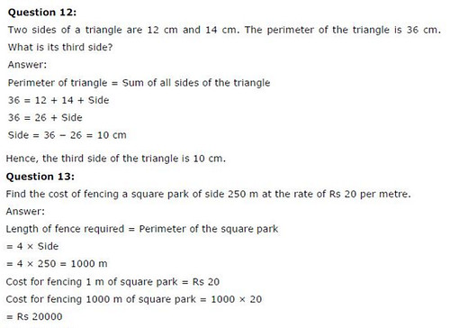 NCERT Solutions For Class 6 Maths Chapter 10 Mensuration Ex 10.1 Q7