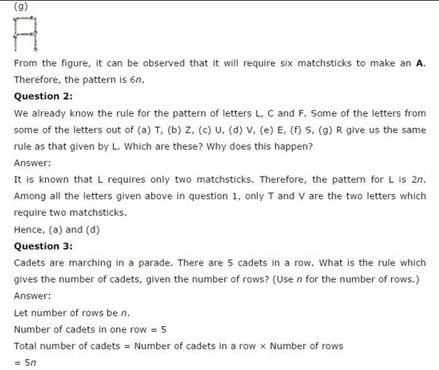 NCERT Solutions For Class 6 Maths Chapter 11 Algebra Ex 11.1 Q3
