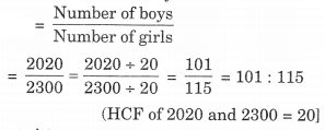 NCERT Solutions For Class 6 Maths Chapter 12 Ratios and Proportions