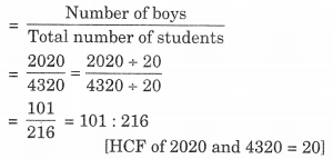 NCERT Solutions For Class 6 Maths Chapter 12 Ratios and Proportions
