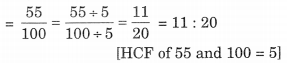 NCERT Solutions For Class 6 Maths Chapter 12 Ratios and Proportions
