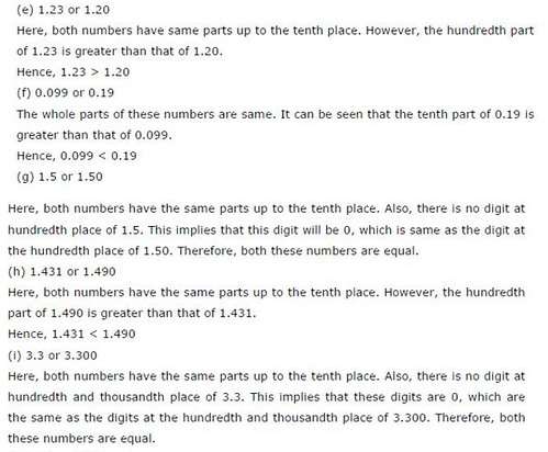 NCERT Solutions For Class 6 Maths Decimals Exercise 8.3 Q1.1