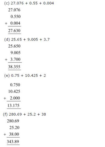 NCERT Solutions For Class 6 Maths Decimals Exercise 8.5 Q2