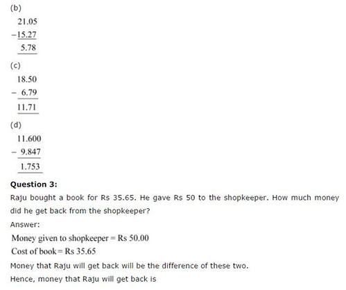 NCERT Solutions For Class 6 Maths Decimals Exercise 8.6 Q2