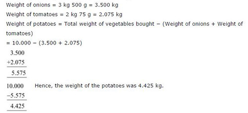 NCERT Solutions For Class 6 Maths Decimals Exercise 8.6 Q5