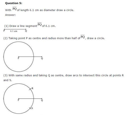 NCERT Solutions For Class 6 Maths Practical Geometry Exercise 14.5 A5
