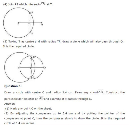 NCERT Solutions For Class 6 Maths Practical Geometry Exercise 14.5 A6