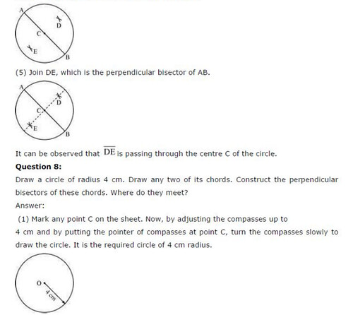 NCERT Solutions For Class 6 Maths Practical Geometry Exercise 14.5 A8