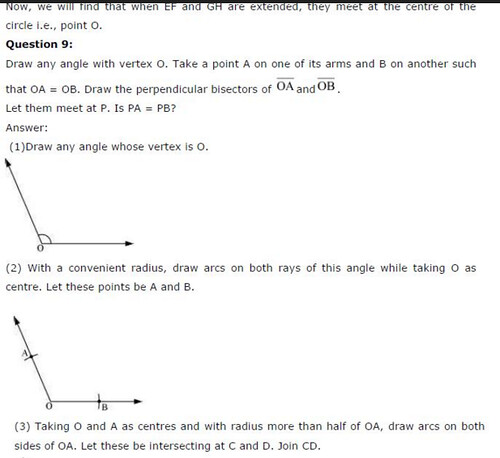 NCERT Solutions For Class 6 Maths Practical Geometry Exercise 14.5 A9
