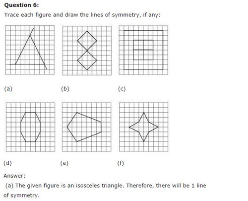 NCERT Solutions For Class 6 Maths Symmetry Exercise 13.2 Q9