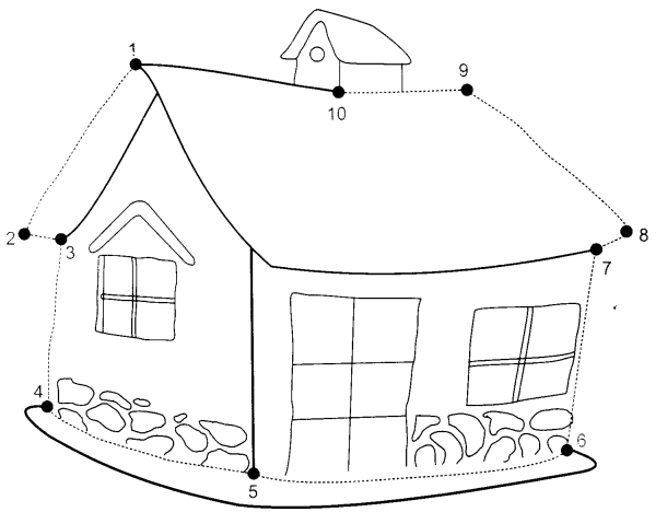 NCERT Solutions for Class 1 English Chapter 2 Three Little Pigs Lets Draw Q1