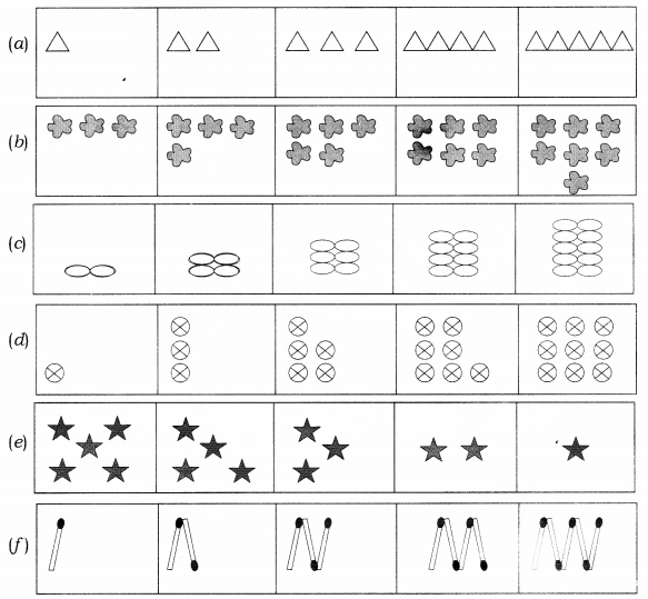 NCERT Solutions for Class 1 Maths Chapter 10 Patterns Page 114 Q5