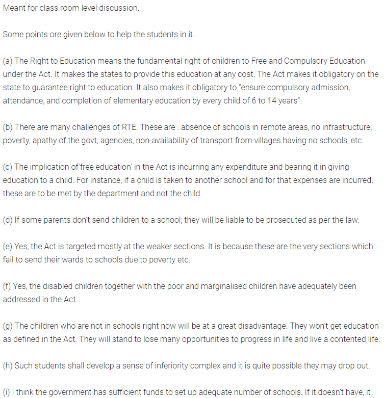 NCERT Solutions for Class 10 English Main Course Book Unit 2 Education Chapter 1 My struggle for an Education Q7