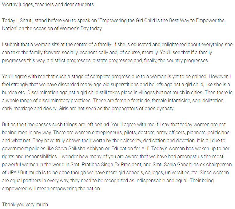 NCERT Solutions for Class 10 English Main Course Book Unit 2 Education Chapter 2 Educating the Girl Child Q6