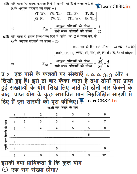 Class 10 Maths Chapter 15 Exercise 15.2 Probability hindi meClass 10 Maths Chapter 15 Exercise 15.2 Probability hindi me