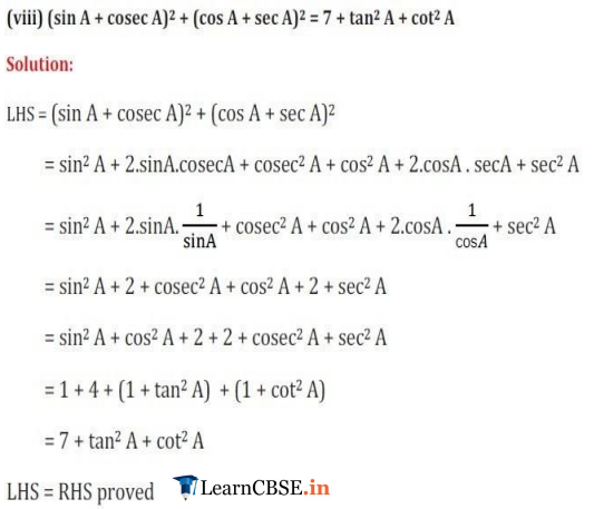 NCERT Solutions 10 maths exercise 8.4