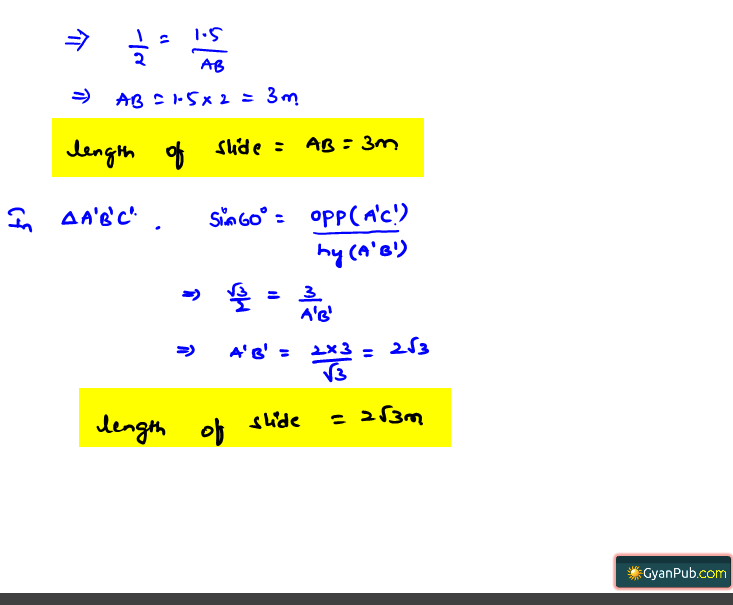 NCERT Solutions for Class 10th Maths Chapter 9 Exercise 9.1 Question 3 -LeanrCBSE