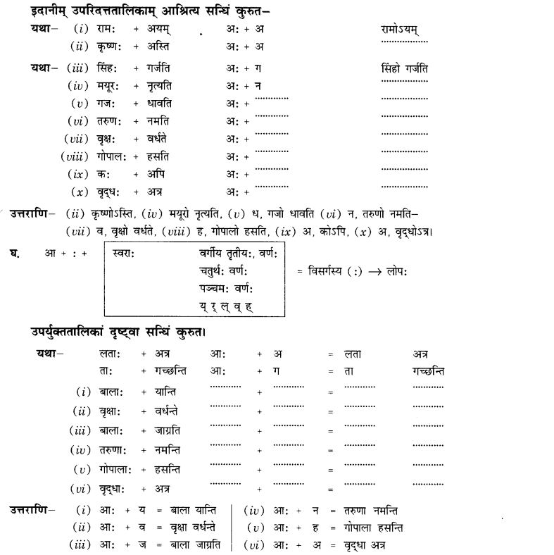 NCERT Solutions for Class 10th Sanskrit Chapter 1 सन्धि 25