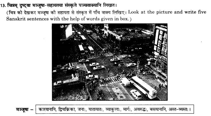 NCERT Solutions for Class 10th Sanskrit Chapter 3 Chitraadharitam Varnanam 17