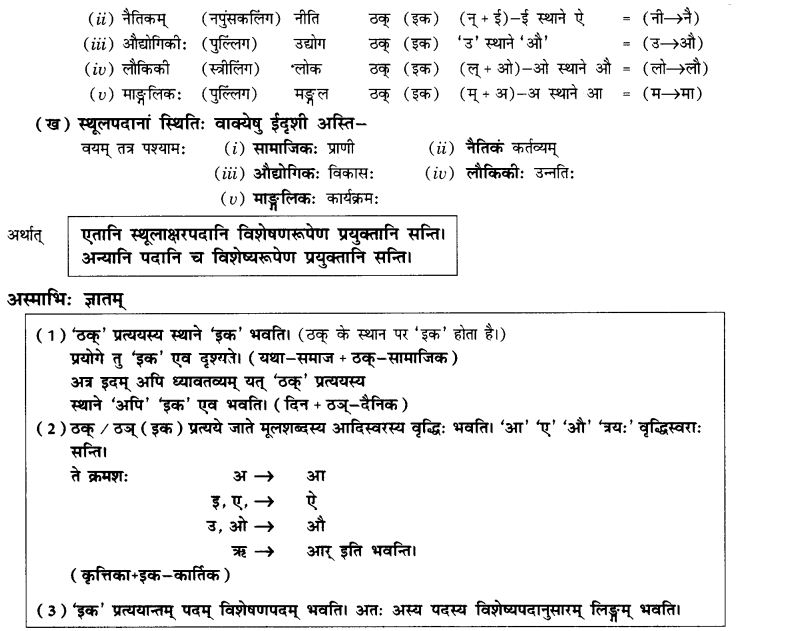 NCERT Solutions for Class 10th Sanskrit Chapter 4 Pratyayah 26