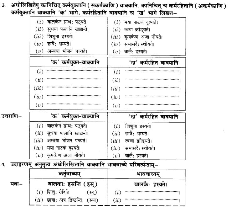 NCERT Solutions for Class 10th Sanskrit Chapter 5 वाच्यम् 12
