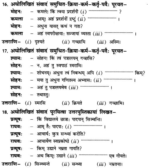 NCERT Solutions for Class 10th Sanskrit Chapter 5 वाच्यम् 25