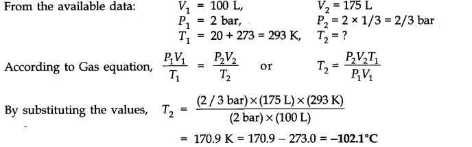 NCERT Solutions for Class 11 Chemistry Chapter 5 States of Matter SAQ Q4