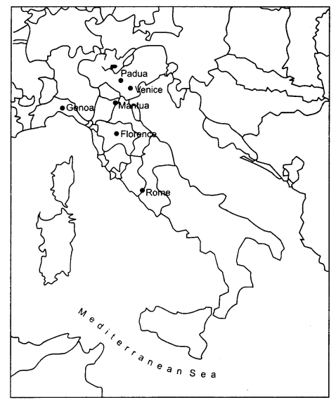 NCERT-Solutions-for-Class-11-History-Chapter-7-Changing-Cultural-Traditions-Map-Skills-Q1
