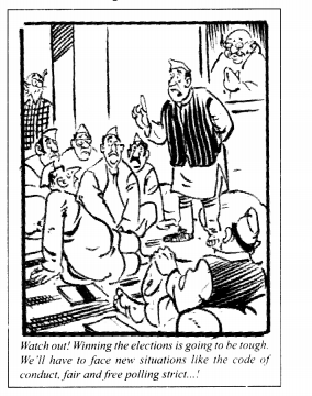 NCERT Solutions for Class 11 Political Science Chapter 3 Election and Representation Picture Based Questions Q4