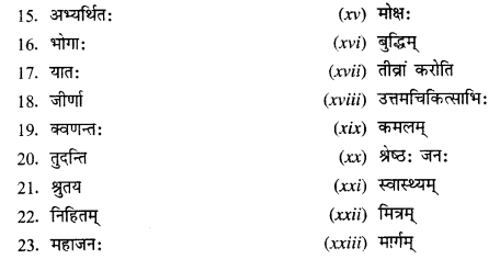 NCERT Solutions for Class 11 Sanskrit Chapter 7 महाजनो येन गतः स पन्थाः III Q3.1