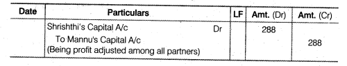 NCERT Solutions for Class 12 Accountancy Chapter 2 Accounting for Partnership Basic Concepts Numerical Problems Q38.3
