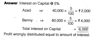 NCERT Solutions for Class 12 Accountancy Chapter 2 Accounting for Partnership Basic Concepts Numerical Problems Q40