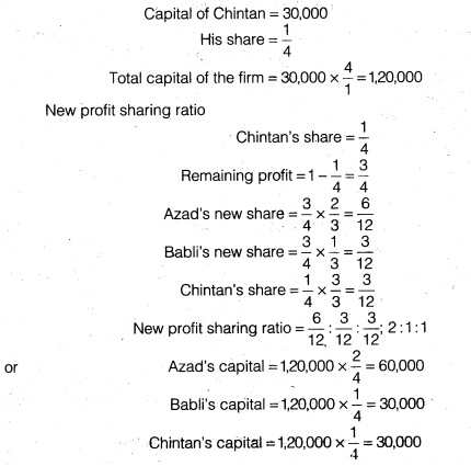 NCERT Solutions for Class 12 Accountancy Chapter 3 Reconstitution of a Partnership Firm – Admission of a Partner Q34.6
