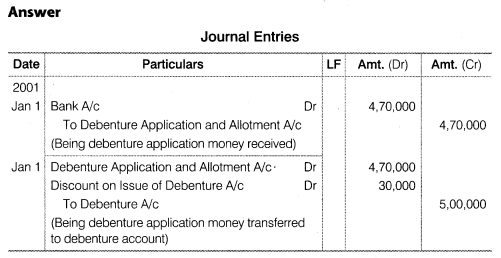NCERT Solutions for Class 12 Accountancy Part II Chapter 2 Issue and Redemption of Debentures Numerical Questions Q16
