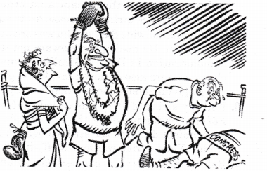 NCERT Solutions for Class 12 Political Science Challenges to and Restoration of Congress System Picture Based Questions Q3