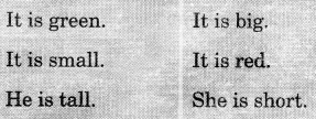 NCERT Solutions for Class 2 English Chapter 20 Strange Talk Lets Copy and Write Q1