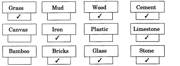 NCERT Solutions for Class 3 EVS A House Like This Q12.2