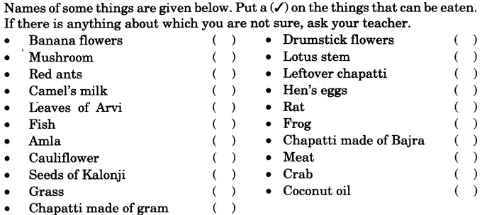 NCERT Solutions for Class 3 EVS Foods We Eat Likes and Dislikes Q4
