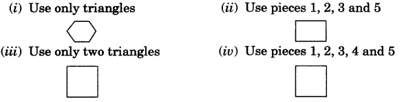 NCERT Solutions for Class 3 Mathematics Chapter-5 Shapes and Designs 7 Piece Tangram Q1.1