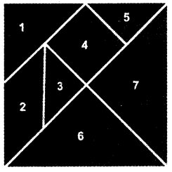 NCERT Solutions for Class 3 Mathematics Chapter-5 Shapes and Designs 7 Piece Tangram Q1