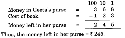NCERT Solutions for Class 3 Mathematics Chapter-6 Fun With Give and Take Tryit Yourself Q1