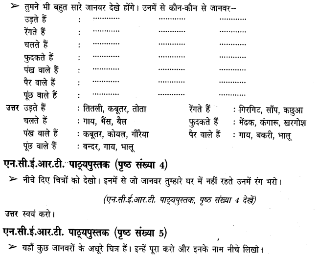NCERT Solutions for Class 3 पर्यावरण अध्ययन Chapter-1 डाल -डाल पर ,ताल -ताल पर 2