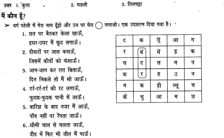 NCERT Solutions for Class 3 पर्यावरण अध्ययन Chapter-1 डाल -डाल पर ,ताल -ताल पर 3
