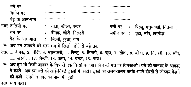 NCERT Solutions for Class 3 पर्यावरण अध्ययन Chapter-1 डाल -डाल पर ,ताल -ताल पर 5