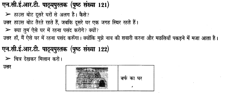 NCERT Solutions for Class 3 पर्यावरण अध्ययन Chapter-18 ऐसे भी हाेते हैं घर 2