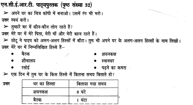 NCERT Solutions for Class 3 पर्यावरण अध्ययन Chapter-5 छोटू का घर 2